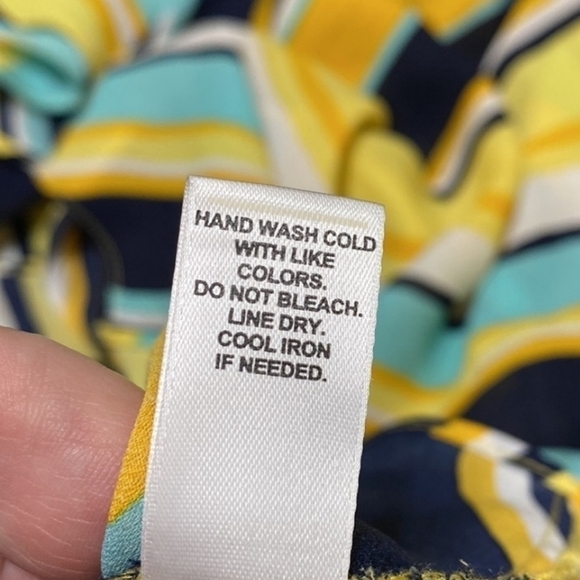 Est 1946 Bright Boho Blouse Spring & Summer Colors Beautiful Size Large Flowy - Picture 6 of 10